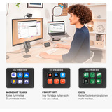 Elgato Stream Deck Mini teclado USB Negro negro, Mini, Alámbrico, USB, Negro