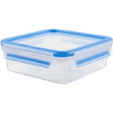 Emsa Clip & Close Rectangular Caja 0,85 L Azul, Transparente 1 pieza(s) transparente/Azul, Caja, Rectangular, 0,85 L, Azul, Transparente, Plástico, 4 h