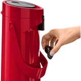 Emsa PONZA termo 1,9 L Rojo, Jarra termo rojo brillante, 1,9 L, Rojo, Acrilonitrilo butadieno estireno (ABS), Polipropileno (PP), 12 h, 24 h, 170 mm