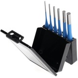 GEDORE Juego de punzones para pasadores 316 D, 6 piezas, PIN punch azul