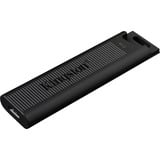 Kingston DataTraveler Max unidad flash USB 1000 GB USB Tipo C Negro, Lápiz USB negro, 1000 GB, USB Tipo C, 1000 MB/s, Deslizar, 12 g, Negro