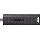 Kingston DataTraveler Max unidad flash USB 1000 GB USB Tipo C Negro, Lápiz USB negro, 1000 GB, USB Tipo C, 1000 MB/s, Deslizar, 12 g, Negro