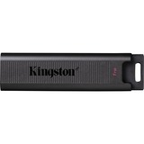 Kingston DataTraveler Max unidad flash USB 1000 GB USB Tipo C Negro, Lápiz USB negro, 1000 GB, USB Tipo C, 1000 MB/s, Deslizar, 12 g, Negro