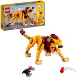 LEGO Creator 31112 3en1 León Salvaje, Set de Construcción, Juegos de construcción Set de Construcción, Juego de construcción, 7 año(s), Plástico, 224 pieza(s), 310 g