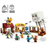 LEGO Minecraft El Ataque a la Aldea del Globo de Ghast, Juegos de construcción Juego de construcción, 10 año(s), Plástico, 555 pieza(s), 791 g