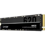 Lexar NM620 M.2 1000 GB PCI Express 3.0 3D TLC NAND NVMe, Unidad de estado sólido 1000 GB, M.2, 3300 MB/s