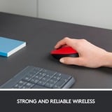 Logitech M171 ratón Ambidextro RF inalámbrico Óptico 1000 DPI rojo, Ambidextro, Óptico, RF inalámbrico, 1000 DPI, Rojo