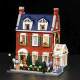 Lumibricks Casa adosada de ladrillo rojo, Juegos de construcción 