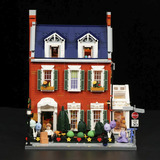Lumibricks Casa adosada de ladrillo rojo, Juegos de construcción 