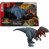 Mattel Jurassic World Wild Roar Abelisaurus, Muñecos 