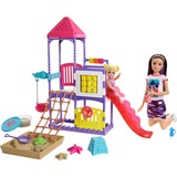 Mattel Skipper Babysitters Inc. Climb 'n Explore Playground, Muñecos Muñeca fashion, Femenino, 3 año(s), Chica, Multicolor