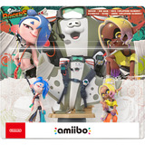 Pack de tres amiibo Splatoon Raiders: Mako, Muri y Mantaro (Splatoon Raiders), Muñecos