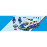 PLAYMOBIL  Coche patrulla de policía, Juegos de construcción 6873