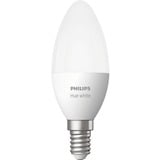 Philips Hue Vela - Bombilla inteligente E14, Lámpara LED Philips Hue White Vela - Bombilla inteligente E14, Bombilla inteligente, Blanco, Bluetooth/Zigbee, LED integrado, E14, Blanco cálido