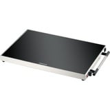 Rommelsbacher Placa calefactora WPR 407/E, Calientaplatos acero fino/Negro