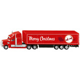 SIKU SUPER Freightliner Weihnachtstruck, Automóvil de construcción rojo