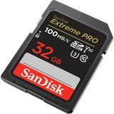 SanDisk Extreme PRO 32 GB SDHC UHS-I Clase 10, Tarjeta de memoria negro, 32 GB, SDHC, Clase 10, UHS-I, 200 MB/s, 90 MB/s