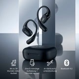 Shokz OpenFit Auriculares Inalámbrico gancho de oreja Llamadas/Música/Deporte/Uso diario Bluetooth Negro negro, Inalámbrico, Llamadas/Música/Deporte/Uso diario, 73,85 g, Auriculares, Negro