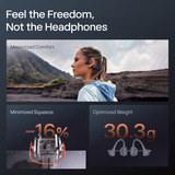 Shokz OpenRun Pro 2 Mini Auriculares Inalámbrico gancho de oreja Deportes Bluetooth Negro, Auriculares con micrófono negro, Inalámbrico, Deportes, 20 - 20000 Hz, 30,3 g, Auriculares, Negro