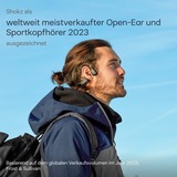 Shokz OpenRun Pro 2 Mini Auriculares Inalámbrico gancho de oreja Deportes Bluetooth Negro, Auriculares con micrófono negro, Inalámbrico, Deportes, 20 - 20000 Hz, 30,3 g, Auriculares, Negro