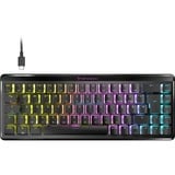 Turtle Beach Vulcan II Mini Air teclado Juego RF Wireless + Bluetooth QWERTZ Alemán Negro, Teclado para gaming negro, Inalámbrico, RF Wireless + Bluetooth, Switch de tecla óptico, QWERTZ, LED RGB, Negro