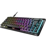 Turtle Beach Vulcan II Mini Air teclado Juego RF Wireless + Bluetooth QWERTZ Alemán Negro, Teclado para gaming negro, Inalámbrico, RF Wireless + Bluetooth, Switch de tecla óptico, QWERTZ, LED RGB, Negro