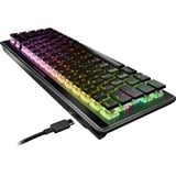 Turtle Beach Vulcan II Mini Air teclado Juego RF Wireless + Bluetooth QWERTZ Alemán Negro, Teclado para gaming negro, Inalámbrico, RF Wireless + Bluetooth, Switch de tecla óptico, QWERTZ, LED RGB, Negro