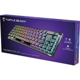 Turtle Beach Vulcan II Mini Air teclado Juego RF Wireless + Bluetooth QWERTZ Alemán Negro, Teclado para gaming negro, Inalámbrico, RF Wireless + Bluetooth, Switch de tecla óptico, QWERTZ, LED RGB, Negro