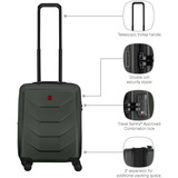 Wenger Prymo Carry-On, maleta rígida, Carretilla antracita