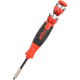Wiha Destornillador con cargador de puntas LiftUp 25, 1/4" negro/Rojo