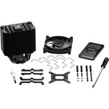 be quiet! DARK ROCK 5 Procesador Refrigerador de aire 12 cm Negro 1 pieza(s), Disipador de CPU negro, Refrigerador de aire, 12 cm, 2100 RPM, 93,5 m³/h, Negro