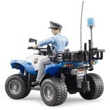 bruder 63010 vehículo de juguete, Automóvil de construcción azul/blanco, Modelo a escala de coche todoterreno, 4 año(s), Acrilonitrilo butadieno estireno (ABS), Multicolor