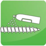 fischer Caja de tornillos para terraza 5x60 cabeza avellanada TX acero fino