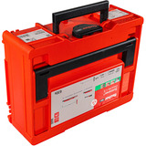 fischer DuoLine + tornillo Systainer M137, Pasador gris claro/Rojo