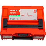 fischer DuoLine + tornillo Systainer M137, Pasador gris claro/Rojo
