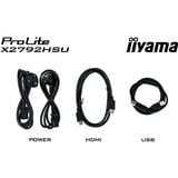 iiyama X2792HSU-B1, Monitor LED negro (mate)