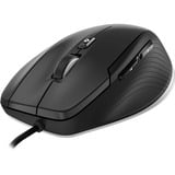 3DConnexion CadMouse Compact ratón mano derecha USB tipo A Óptico negro/Plateado, mano derecha, Óptico, USB tipo A, Negro