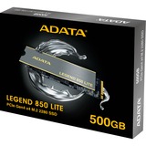 ADATA LEGEND 850 LITE 500GB, Unidad de estado sólido gris oscuro/Dorado