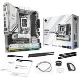 ASRock B860M Steel Legend WiFi, Placa base blanco