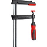 BESSEY Sargento de tornillo de fundición maleable TPN60S12BE, Gato rojo/Negro