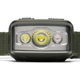Black Diamond Linterna frontal Storm, Luz de LED verde oliva