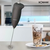 Bomann MS 344 CB, 603441, Espumador de leche negro/Cromado