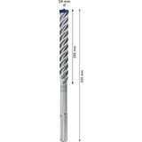 Bosch Expert Broca para martillo SDS Max-8X, Taladro Martillo perforador, Hammer drill bit, 2,4 cm, 320 mm, Concreto, Piedra, 20 cm