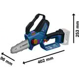 Bosch GKE 18V-15 Professional, 06008D7000, Motosierra azul