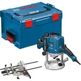 Bosch GOF 1250 CE Negro, Azul 24000 RPM 1250 W, Fresadora azul, Negro, Azul, 24000 RPM, 6, 8 (5/16"), 10000 RPM, 6 cm, 5,5 m/s²
