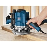 Bosch GOF 1250 CE Negro, Azul 24000 RPM 1250 W, Fresadora azul, Negro, Azul, 24000 RPM, 6, 8 (5/16"), 10000 RPM, 6 cm, 5,5 m/s²