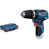 Bosch GSB 12V-35 Professional 1750 RPM Negro, Azul, Rojo, Taladradora de impacto azul/Negro, Destornillador eléctrico, Mango de pistola, Negro, Azul, Rojo, Sin escobillas, Gancho de cinturón, 1750 RPM