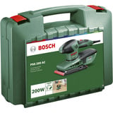 Bosch PSS 200 AC Lijadora orbital 24000 OPM Negro, Verde 200 W verde/Negro, Lijadora orbital, Negro, Verde, EN 60745, 24000 OPM, 2 mm, 93 dB