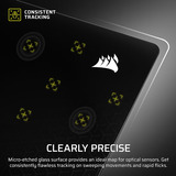 Corsair MM Glass, Almohadilla de ratón para juegos negro