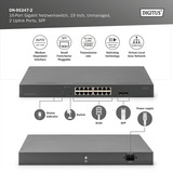 Digitus 16 puertos Gigabit, Interruptor/Conmutador 